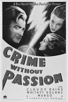 CRIME WITHOUT PASSION